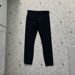 LuluLemon Wonder Under 7/8 length Black Leggings